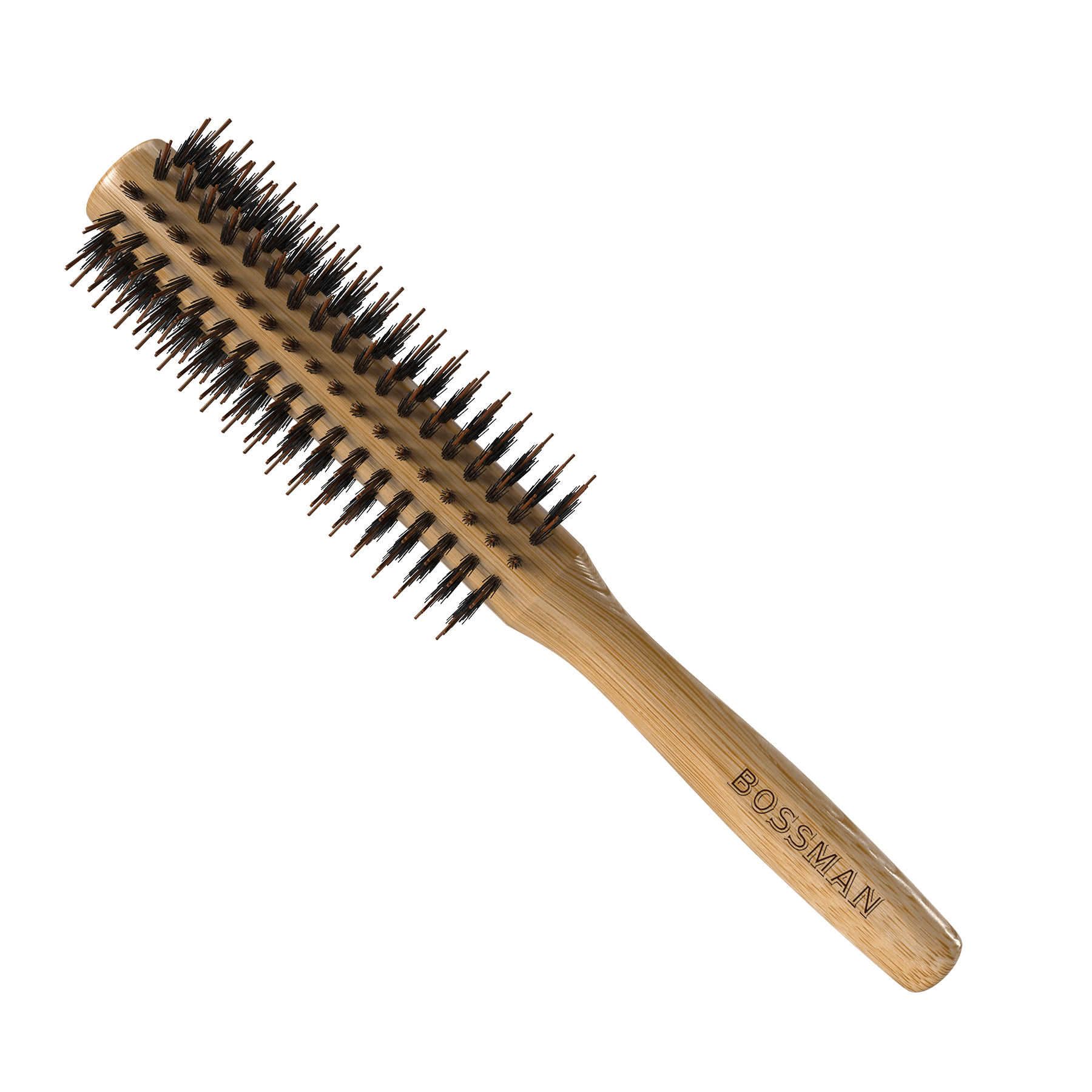 Long Boar Bristle Round Brush